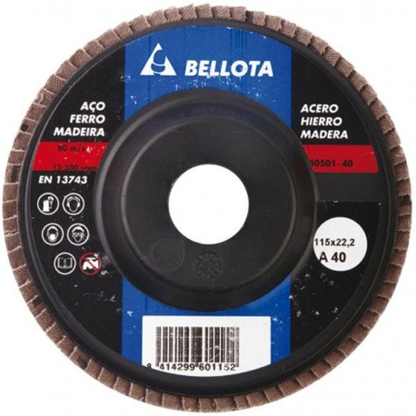 BELLOTA-Disco Láminas Ø 115 Desbaste METAL. Grano A 50501-40