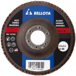 BELLOTA-Disco Láminas Ø 115 Desbaste METAL. Grano A 50511-80