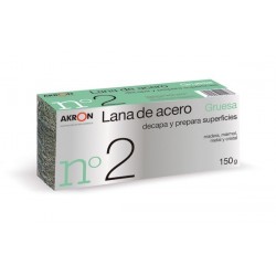 ESTROPAJO LANA ACERO GRUES N.2 - BARLESA - 150 G