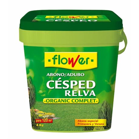 ABONO CESPED ORGANIC COMPLET - FLOWER - 4 KG