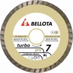 BELLOTA-Disco Diamante General de Obra. Turbo. Pro 50712-180