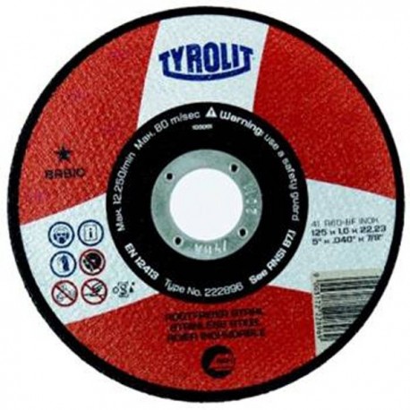 TYROLIT BASIC DISCO C INOX EXTRADELG,115X1 MM